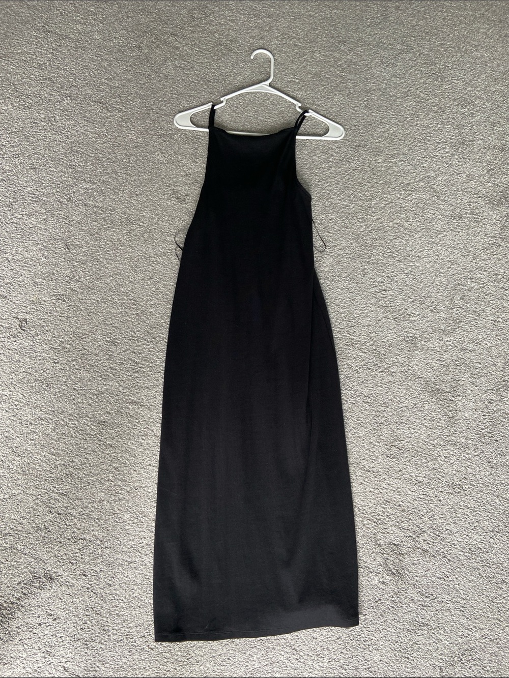 Old Navy Black Sleeveless Midi Dress